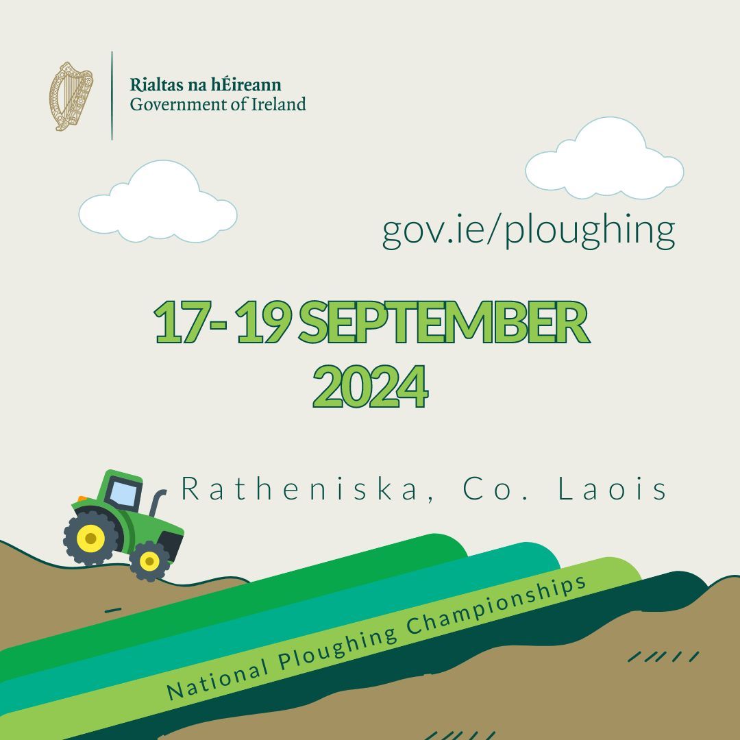 NARIreland's tweet image. Countdown to the Ploughing Championships: we're getting excited about showing you our #SocietyAndState travelling exhibition at #Ploughing2024 in Ratheniska from next Tuesday to Thursday. Visit us in the Government of Ireland Village at Block 3, Row 12, Stand 203! @DeptCultureIRL