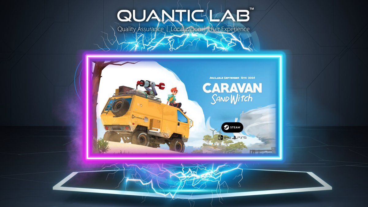 QuanticLabRo's tweet image. 🎉 Congratulations to Caravan Sandwitch team &amp;amp; Dear Villagers!
Coming today to PC, PS5, and Switch! Happy gaming! 
#GameRelease #QuanticLabTeam #CaravanSandWitch #QualityAssurance #explorationgame #cozygames