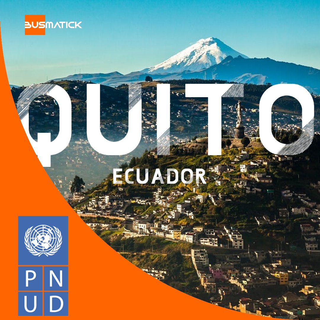 BusmatickGroup's tweet photo. Es un gran orgullo comunicar que el Programa de Naciones Unidas para el Desarrollo nos ha confiado el suministro de la plataforma Nivel 4 de los Sistemas Inteligentes de Transporte en recaudo, control de flota e información a usuarios (SIR, SAE, SIU) Quito. ✨

#Quito  #PNUD https://t.co/m9Qxe2JR4S