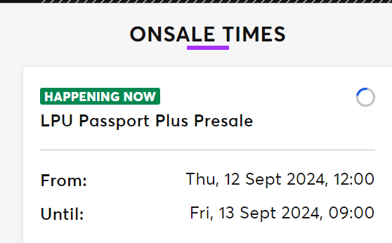 RobApplebyX's tweet photo. What do I do now?! 😅 @TicketmasterUK @linkinpark  #LinkinPark #Ticketmaster https://t.co/ENTT1bqq6q