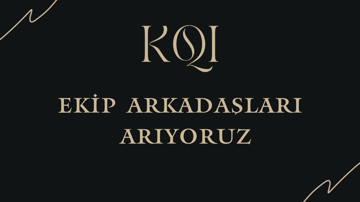 KQI Espor Organizasyonları bünyesinde gönüllü olarak görev alacak ekip arkadaşları arıyoruz. (Tecrübe şartımız bulunmamakta) 

Başvurmak isteyenler için form bağlantımız: forms.gle/MZ1enoKQ3V5qPT… 

Ayrıca çok yakında KQI Rain hakkında detaylar sızmaya başlayacak!