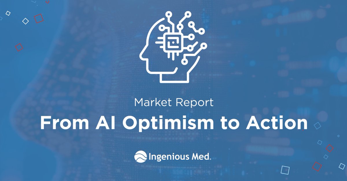 IngeniousMed's tweet image. We surveyed 101 CFOs, revenue cycle, finance, operations and other leaders at hospitals, health systems, and more. 82% of respondents say AI will have a positive impact on revenue cycle management. Learn more ingeniousmed.com/market-report-…

#RCM #revenuecycleoptimization #healthleaders