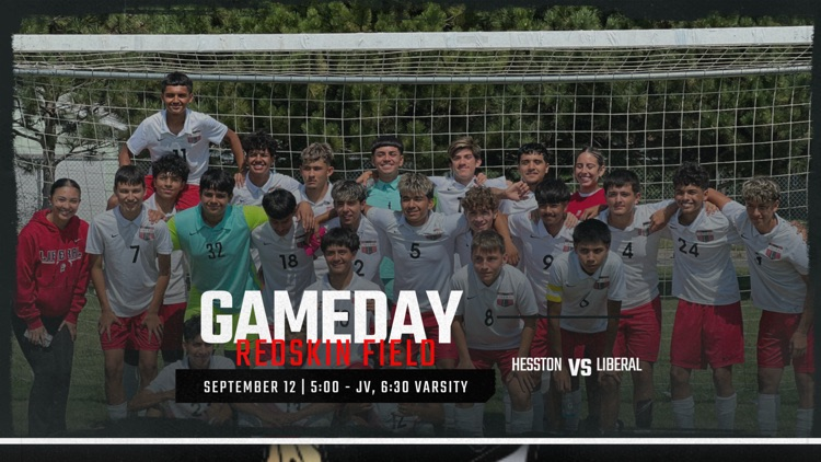 GAMEDAY - Home opener for the Redskins soccer team. Liberal opens up at home in a non-conference ⚽️ matchup. 

🆚 Hesston Swathers

🕔: 5:00PM
🏟️: Redskin Field
📍: Liberal,KS