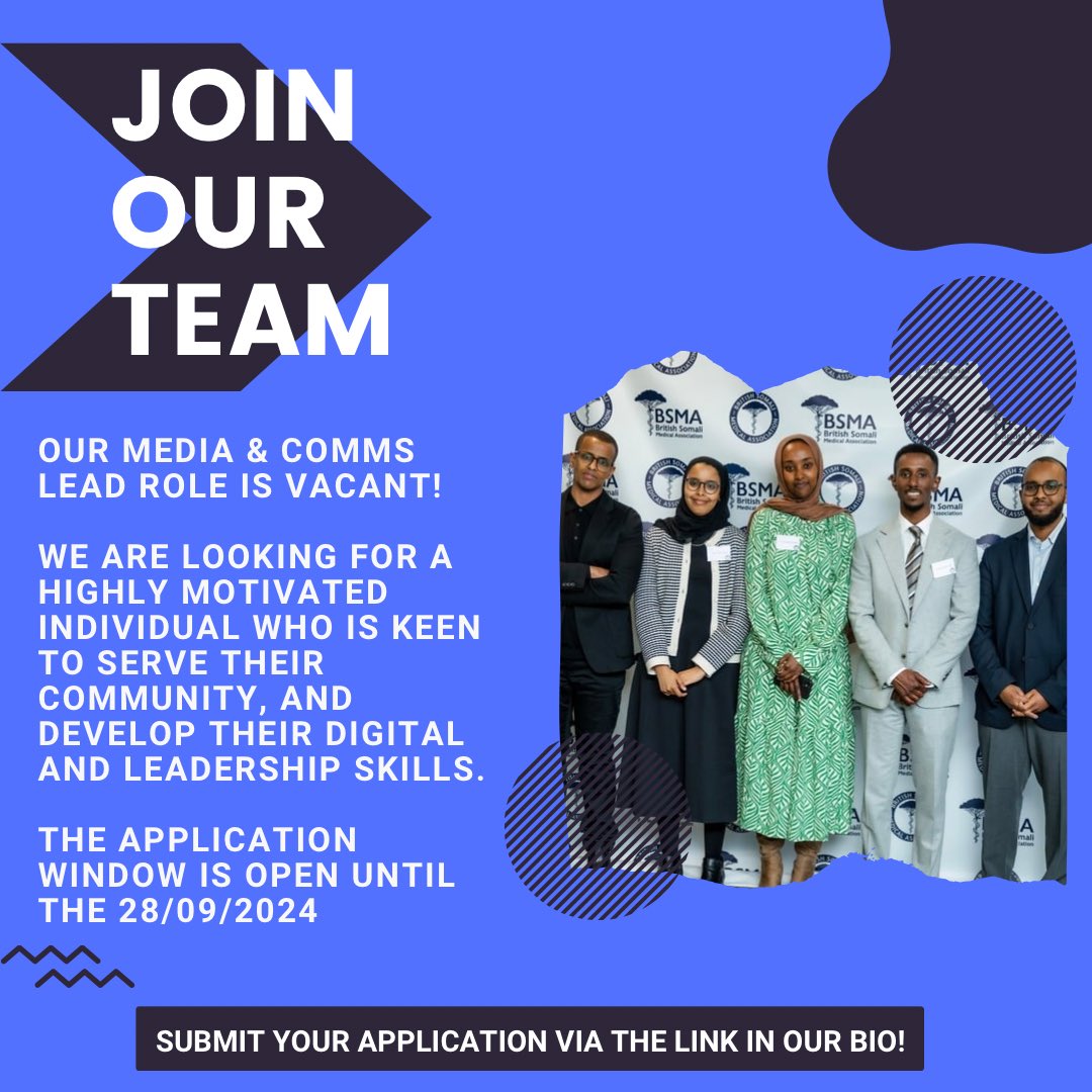 We are looking for an enthusiastic UK based doctor or medical student to join our team as Media &amp; Comms Lead!

Further details regarding responsibilities of the role are on the application form.

docs.google.com/forms/d/1wxMR0…