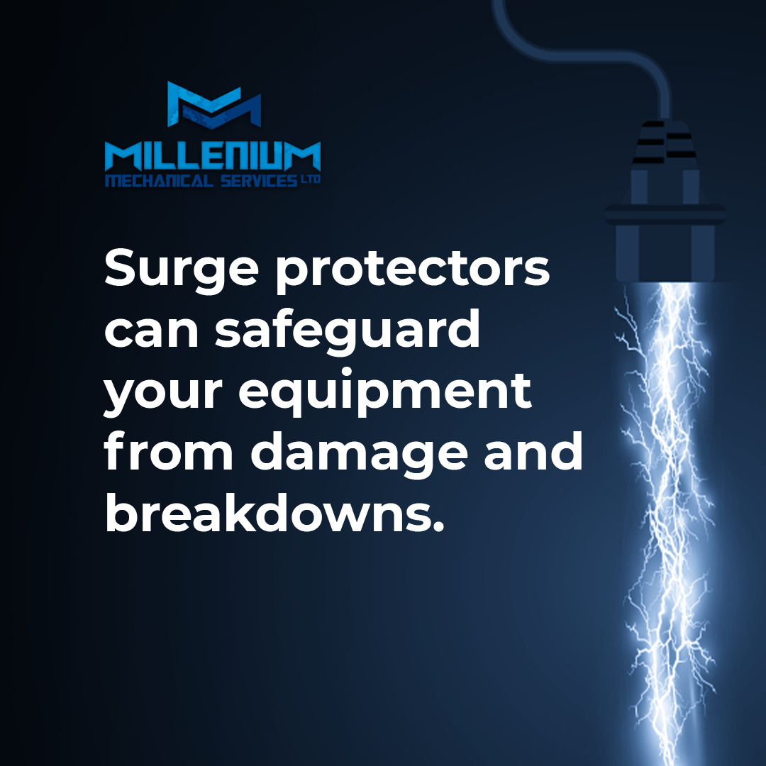 milleniummech's tweet image. Power surges can affect HVAC equipment. Point-of-use or whole house surge protectors can safeguard your equipment.

Give us a call (at 780-986-2108) today to get one installed in your home.

Visit our website at milleniummechanical.ca