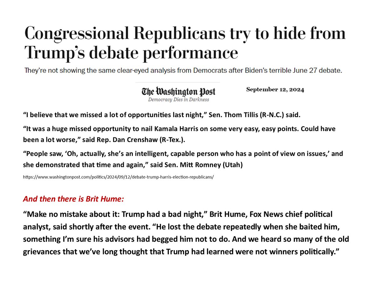 Lynnie815's tweet image. #DebateDebacle
Trump should leave the race. Feeble, flailing, failing.