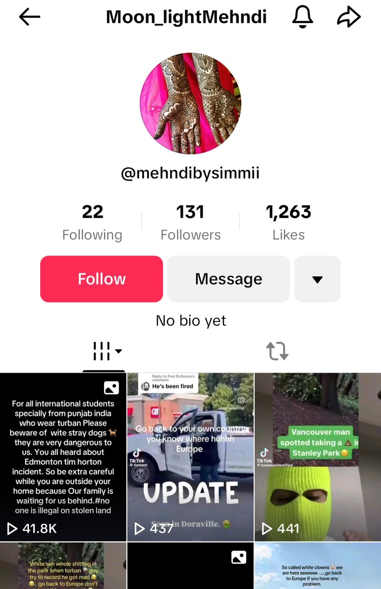 01CuriousGeorge's tweet image. Newcomers like to use the racism card then post shit like this.
#Immigration #scammers  #endimmigration  #Canada #TrudeauBrokeCanada