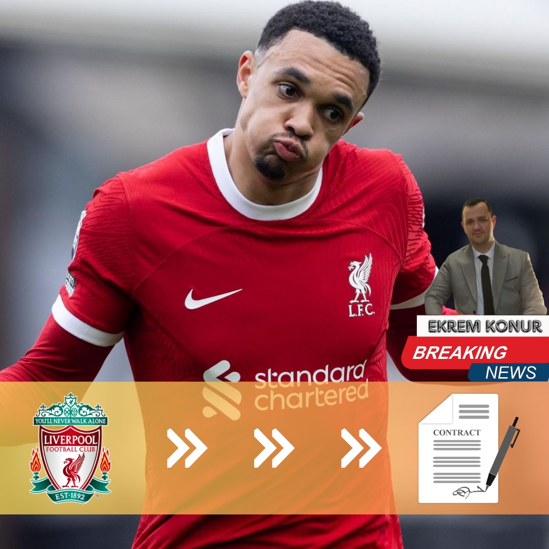 Ekremkonur's tweet photo. 🚨🆕 #LiverpoolUpdate 🏴 Liverpool is confident about signing a new long-term contract with their defender, Trent Alexander-Arnold.
💰 The proposed five-year deal is expected to see Alexander-Arnold earning over £300,000 per week, putting him on par with Liverpool’s highest earner, Mohamed Salah.