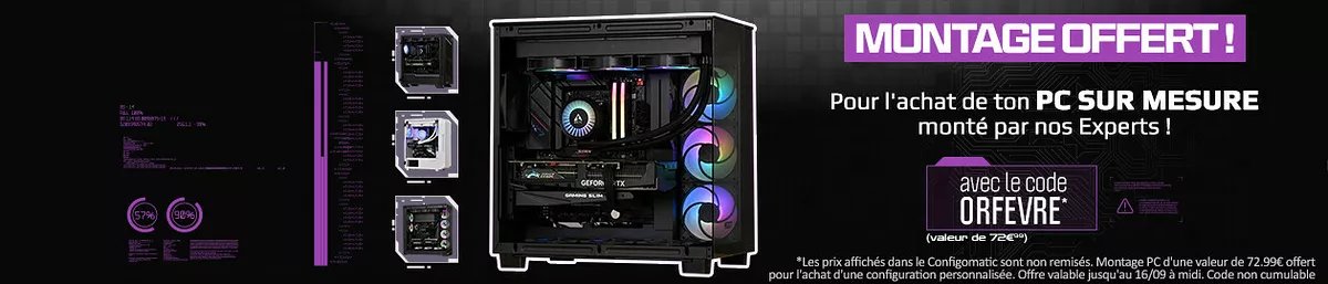 superboki's tweet photo. Le montage du PC est OFFERT pour l'achat d'une configuration chez les GOAT de @TopAchat avec le code ORFEVRE🔥😍

▶️ Code Créateur SUPERBOKI 😍

#topachat #config #configomatic https://t.co/qiEHw5lXHA