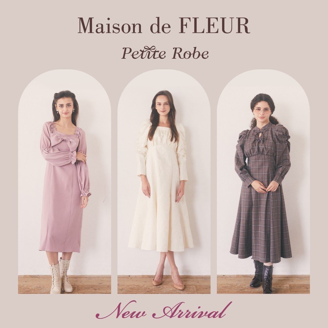 mdf_petiterobe's tweet photo. ＼Maison de FLEUR cinéma／

「Trois Soeurs（三姉妹の絆）」
2024.9.13 fri ROADSHOW

11周年のテーマである「リボン」を
デザインに取り入れた新作コレクションが登場♪

大人可愛いワンピース3型と
ワンピースに合わせられる
カーディガンがラインナップ🎀

https://t.co/c5NVQRJq3D https://t.co/WQv2r2dVOU