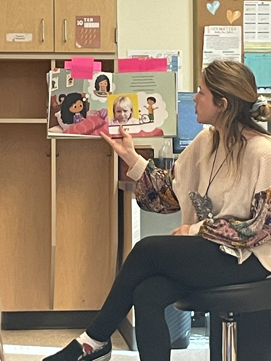 GernerCenter's tweet image. How are you feeling? It is important in all our classrooms to recognize our emotions and learn how we can talk about feelings. Ms. West used a book and images to normalize feelings with students. They practiced how their body reacts and talked through situations together.
