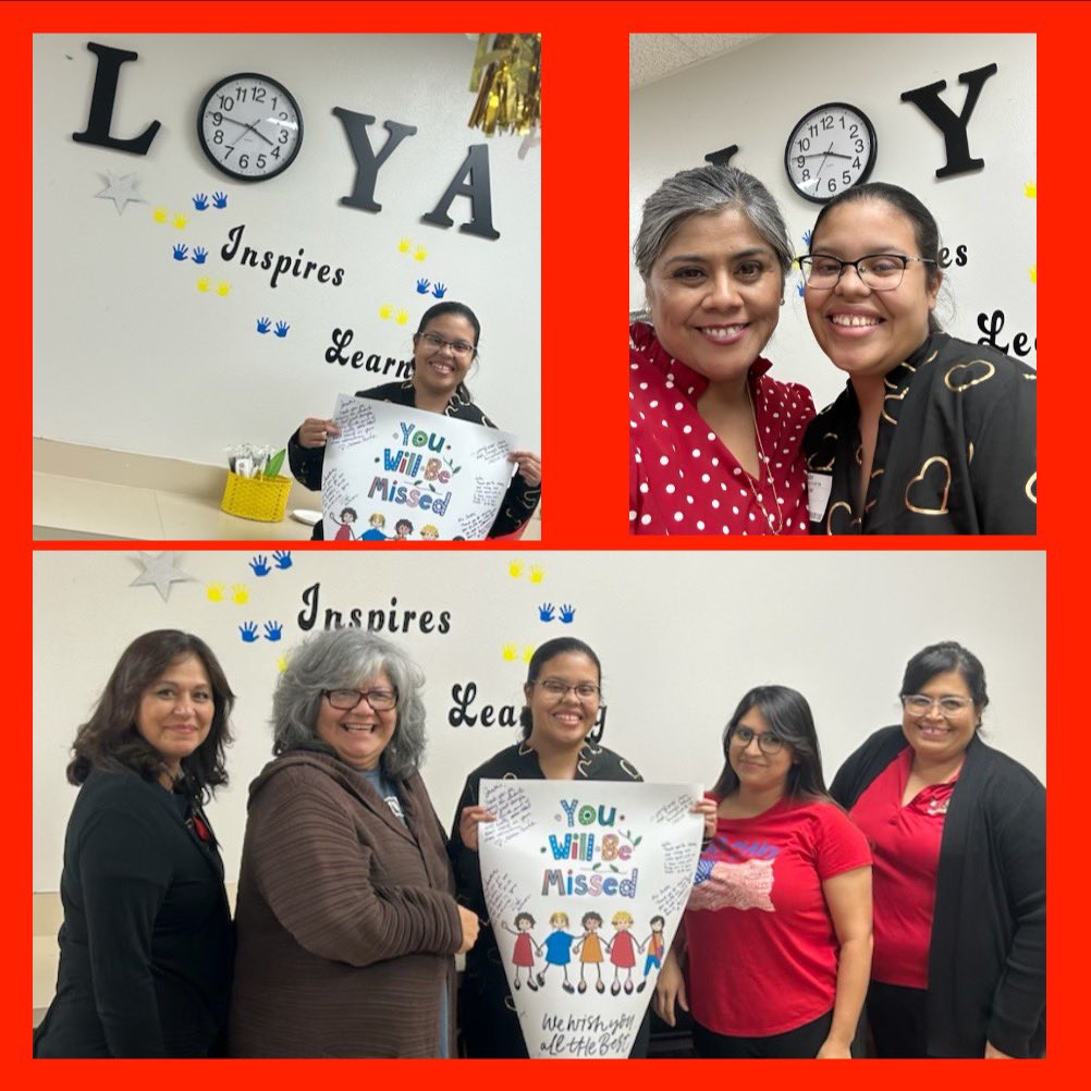 BESRams_SEISD's tweet photo. We want to thank our former tutor Ms. Jackie for sharing your kind heart with our little Eagles. We wish you the best as you continue your goals 🎓You will be missed❤️ #futureteacherinthemaking https://t.co/zE0io63wur