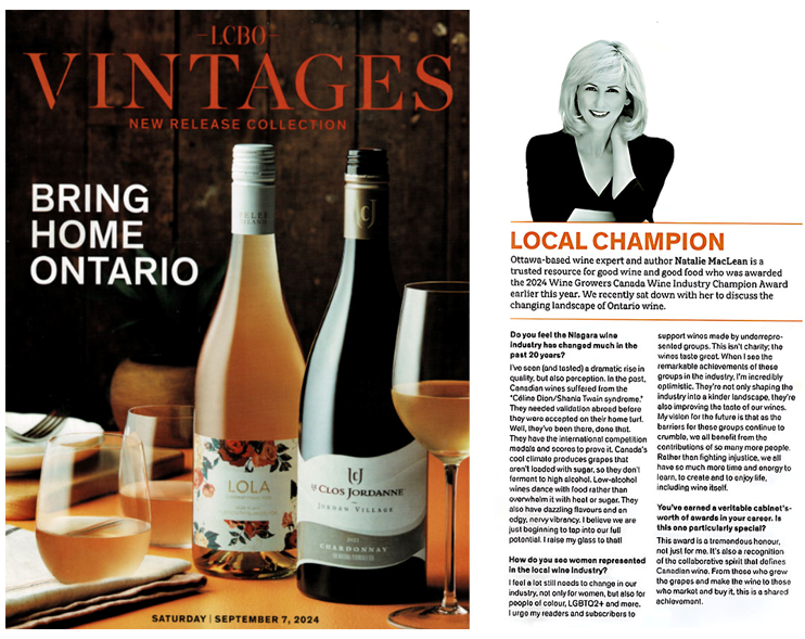 NatalieMacLean (@nataliemaclean) on Twitter photo 🍷 Why do Ontario and Canadian wines deserve your attention and taste buds❓
nataliemaclean.com/blog/why-ontar…
🍾 Do you think the Ontario and Canadian wine scene has changed a lot recently❓
<a href="/LCBO/">LCBO</a> @oncraftwineries <a href="/WineCountryOnt/">Wine Country Ontario</a> <a href="/grapegrowersont/">Grape Growers of Ontario</a> @wineriesofNOTL @winegrowersca <a href="/BCWine/">Wines of British Columbia (BC VQA)</a> 🍷 Why do Ontario and Canadian wines deserve your attention and taste buds❓
nataliemaclean.com/blog/why-ontar…
🍾 Do you think the Ontario and Canadian wine scene has changed a lot recently❓
<a href="/LCBO/">LCBO</a> @oncraftwineries <a href="/WineCountryOnt/">Wine Country Ontario</a> <a href="/grapegrowersont/">Grape Growers of Ontario</a> @wineriesofNOTL @winegrowersca <a href="/BCWine/">Wines of British Columbia (BC VQA)</a>