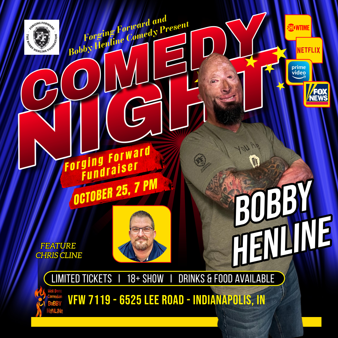 INDY!  BOLO FOR THE WELLDONE COMEDIAN BOBBY HENLINE, HEADED YOUR WAY! October 25, 2024, VFW 7119, 6525 Lee Road, Indianapolis, IN.  

Tickets: loom.ly/IvRs3SY

#comedy #comedian #welldonecomedian #standup #standupcomedy #indy #vfw