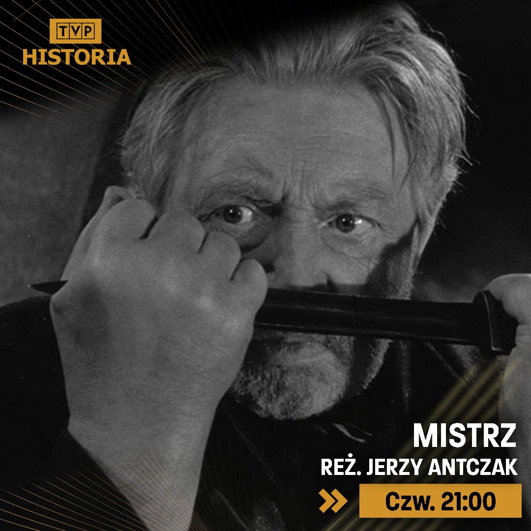 🎬 Poruszająca filmowa opowieść o pewnym zdeterminowanym aktorze, który otrzymał rolę życia, ale nie doczekał blasku swej świetności przez okrucieństwo II wojny światowej.

Dziś o 21:00 zapraszamy na dramat wojenny w reżyserii Jerzego Antczaka - "MISTRZ" (1966).