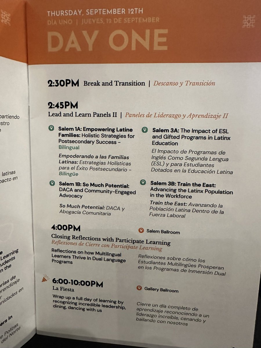 FreebirdsShire's tweet photo. Looking forward to hearing my friend, Jason Straus @ParticipateLrng and CNX teacher, Maria Girón, @BuncombeSchools share their experiences and insights on SEMBRANDO SEMILLAS- How Do ML Learners Thrive in DLI programs today at the @LatinxEducation Ed Summit! #UnitingOurWorld 🌎 https://t.co/14LiBppXjW