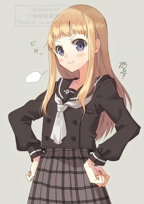 #見た人も無言で金髪or黄髪をあげる 