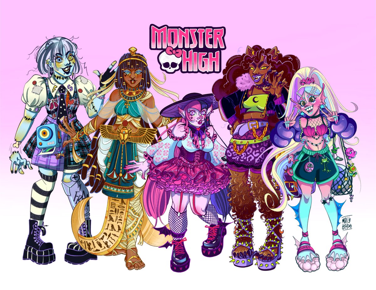 mollybutton_'s tweet image. All gang💅🎀

#MonsterHigh