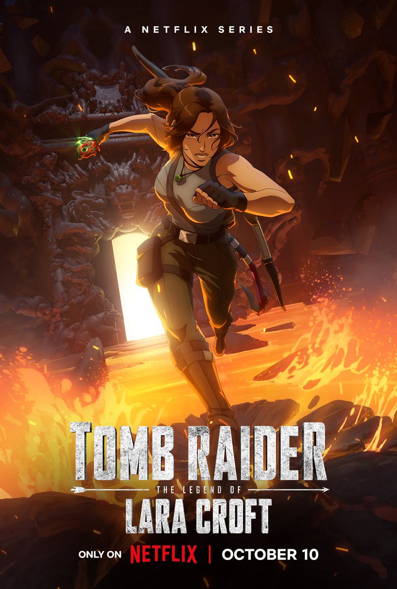 You'll find out how far she's come. The trailer for TOMB RAIDER: THE LEGEND OF LARA CROFT drops in ONE WEEK at #GeekedWeek