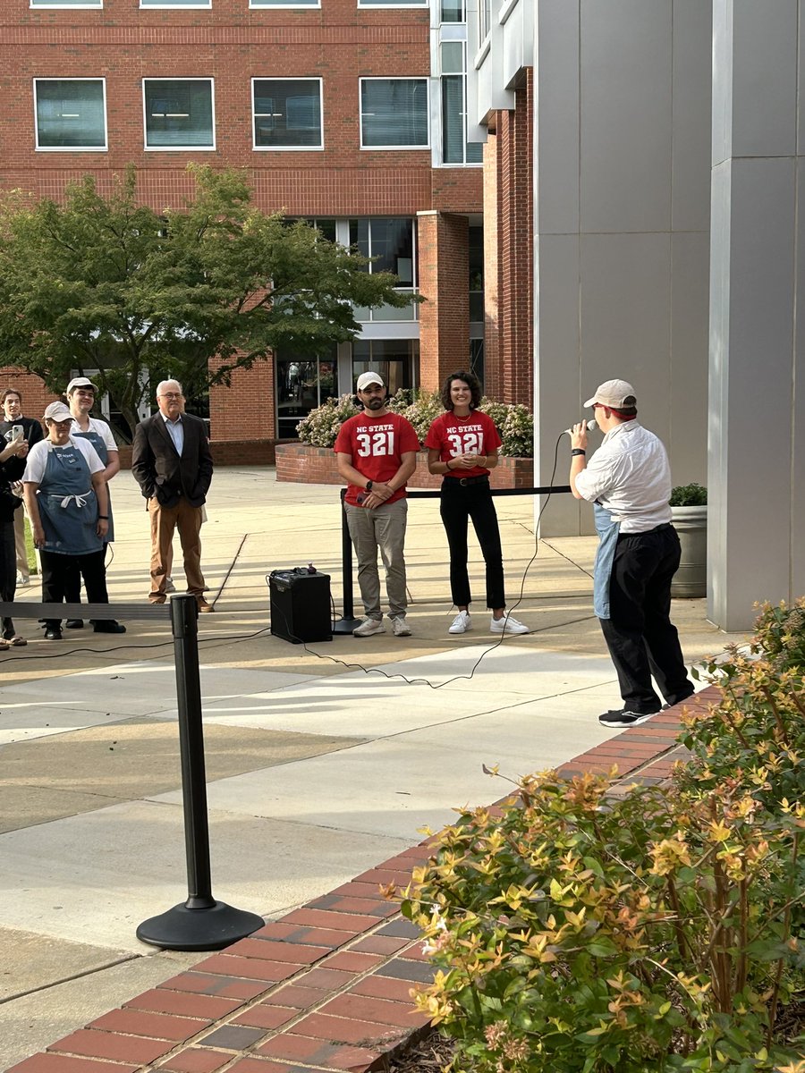 Excited to attend the opening of <a href="/drink321coffee/">321 Coffee</a> on <a href="/NCState/">NC State University</a> Centennial campus today!  <a href="/SONorthCarolina/">Special Olympics North Carolina</a>