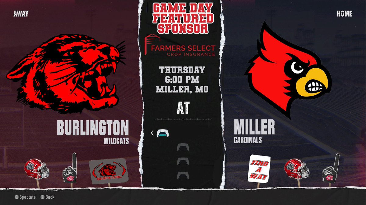 ITS GAME DAY - THURSDAY EDITION. WILDCATS ARE LOADING UP AND HEADED TO MISSOURI FOR A WEEK 2 MATCH UP.  Livestream is available, will post later today.