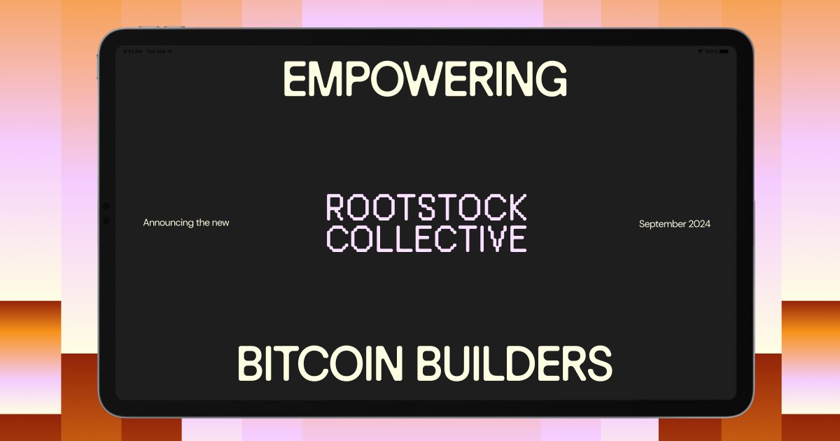 RootstockColl's tweet image. The @RootstockColl, a DAO built on Rootstock with $RIF as the governance token, is launching soon.  

Its mission is to create a more inclusive and rewarding environment for Bitcoin builders. New incentives and governance mechanisms will boost activity and decentralization.