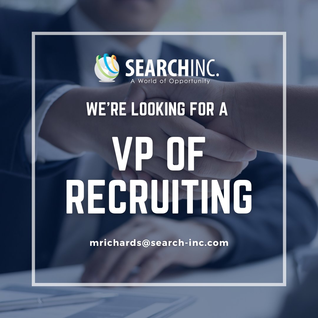 VP of Recruiting | NYC Hybrid

Lead and mentor a team of A&amp;F recruiters while managing senior-level searches at a premier executive search firm. $100K+ base, strong commission, team overrides, and benefits.

📧 mrichards@search-inc.com

#VPRecruiting #NYCJobs #ExecutiveSearch
