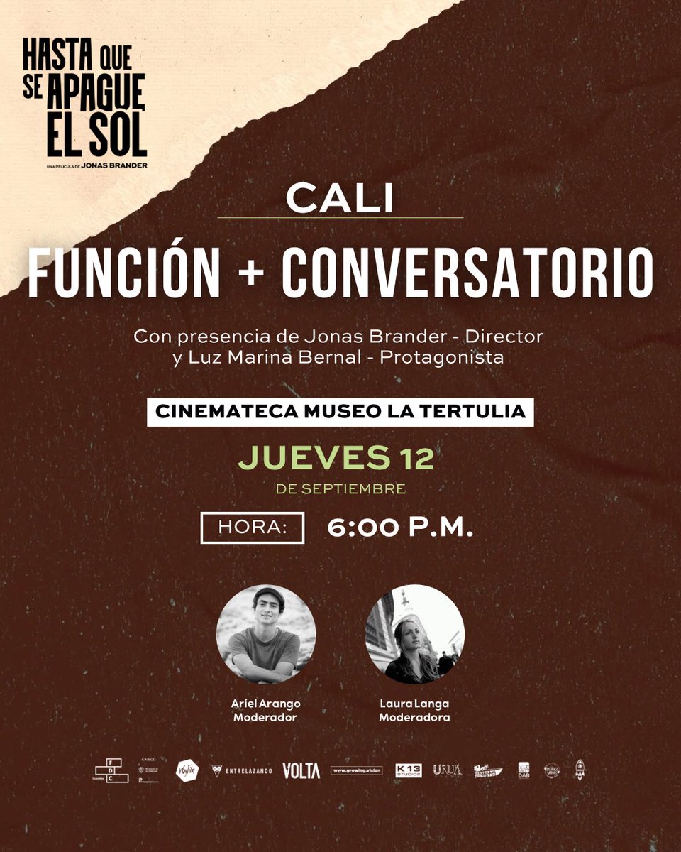 Distrito_Pacifi's tweet image. CALI, si tienen la oportunidad de ir a las funciónes + conversatorio de este jueves y viernes, les recomendamos no saltársela 🙌🏽 #cineindependiente #hastaquedespagueelsol #cinematecatertulia #cali