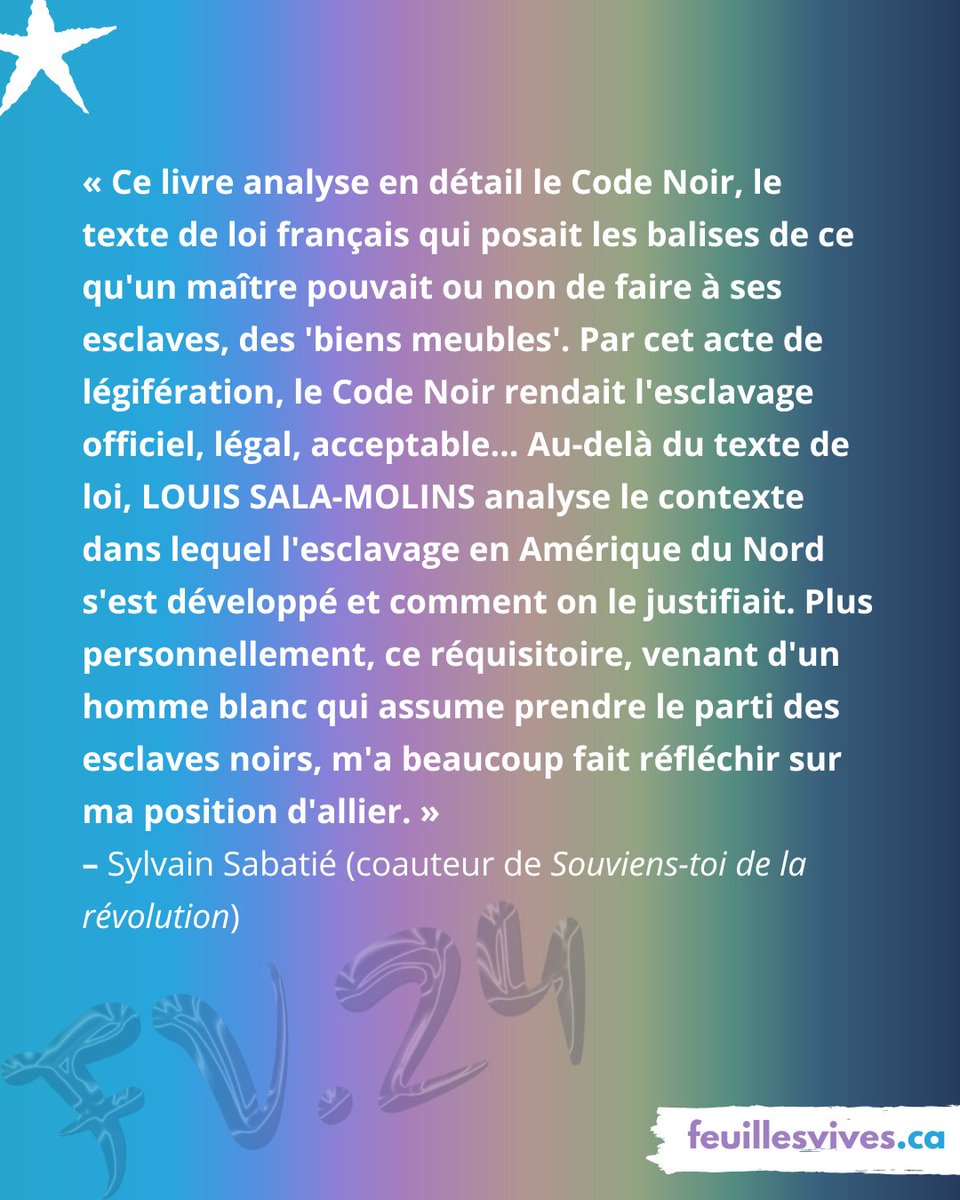 📣 8 JOURS avant #Feuillesvives2024!
Ce matin, nous vous invitons dans l'atelier de Sylvain Sabatié.

👉 Pour en savoir plus sur SOUVIENS-TOI DE LA RÉVOLUTION présenté par le Théâtre de la Vieille 17 : feuillesvives.ca/a-laffiche/pro…