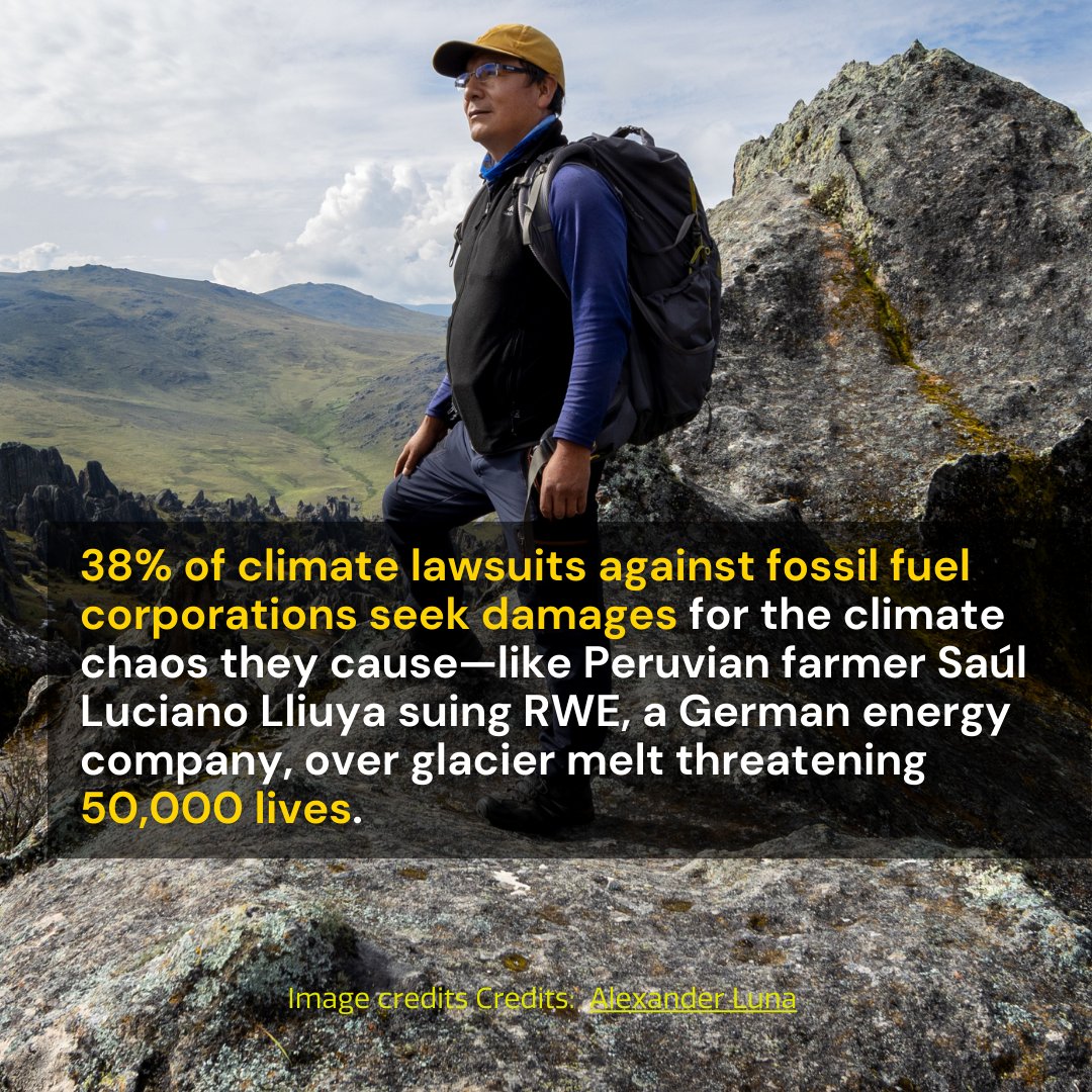 ⚖️ Legal strategies with the potential to shape the future of energy:
1️⃣ Lawsuits demanding compensation for climate destruction caused by Big Oil
2️⃣ Lawsuits aiming to stop pollution at the source by enforcing emissions reductions

#BigOilinCourt

oilchange.org/publications/b…