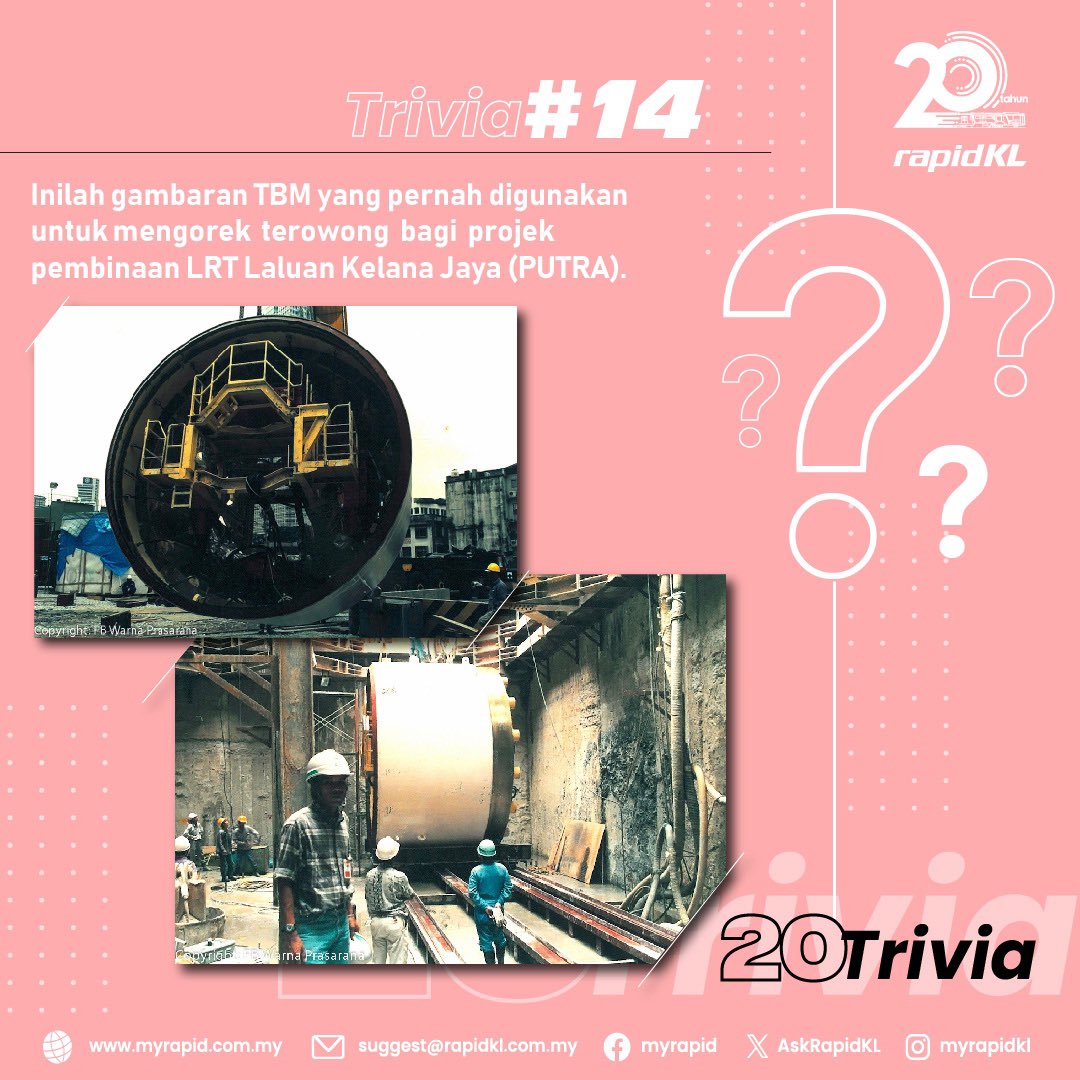 askrapidkl's tweet photo. Tunnel Boring Machine? Apa tu? Pernah nampak tak?
#RapidKL #Rapid20 https://t.co/Bw5fJo35ty