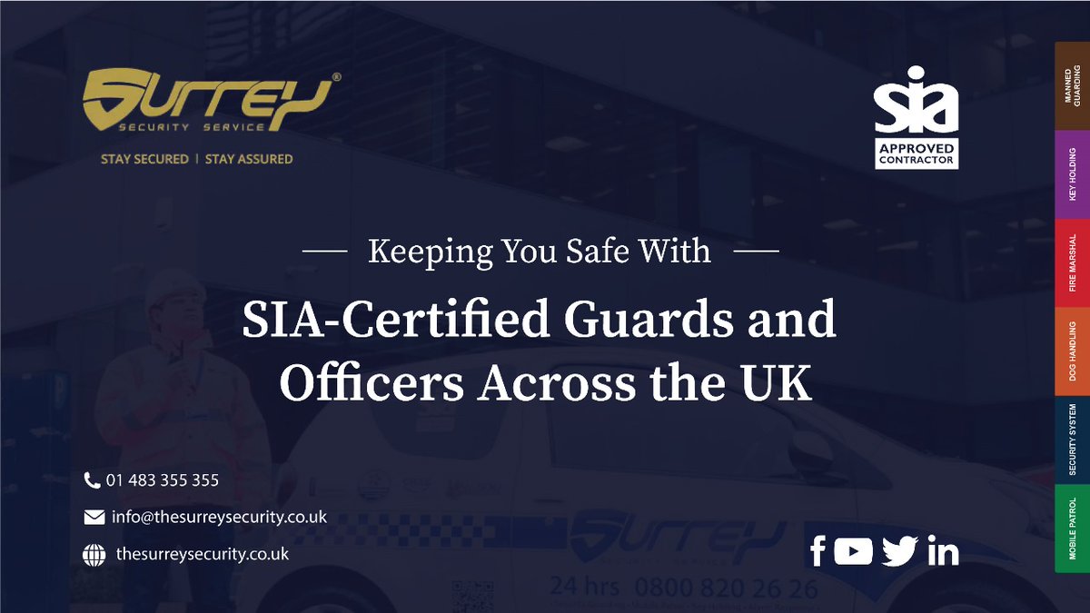 Your safety is our priority! 
Our highly trained and SIA-licensed security professionals are ready to protect you, your property, and your business. Whether you need event security, corporate protection, or mobile patrols, We got you covered.
#SIASecurity #UKSecurityExperts