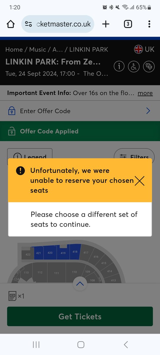 bcod86's tweet photo. @TicketmasterUK scammers https://t.co/0myuQLcyba