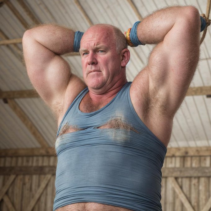 Daddy Ken in Bondage from https://t.co/uDvNgxouOP new series  --  #Captured #armpitfantasy #armpitslovers<a href="/tag/tanktop"class="tags"><span>#tanktop</span></a><a href="/tag/captured"class="tags"><span>#captured</span></a><a href="/tag/furryfriend"class="tags"><span>#furryfriend</span></a><a href="/tag/armpitslovers"class="tags"><span>#armpitslovers</span></a>