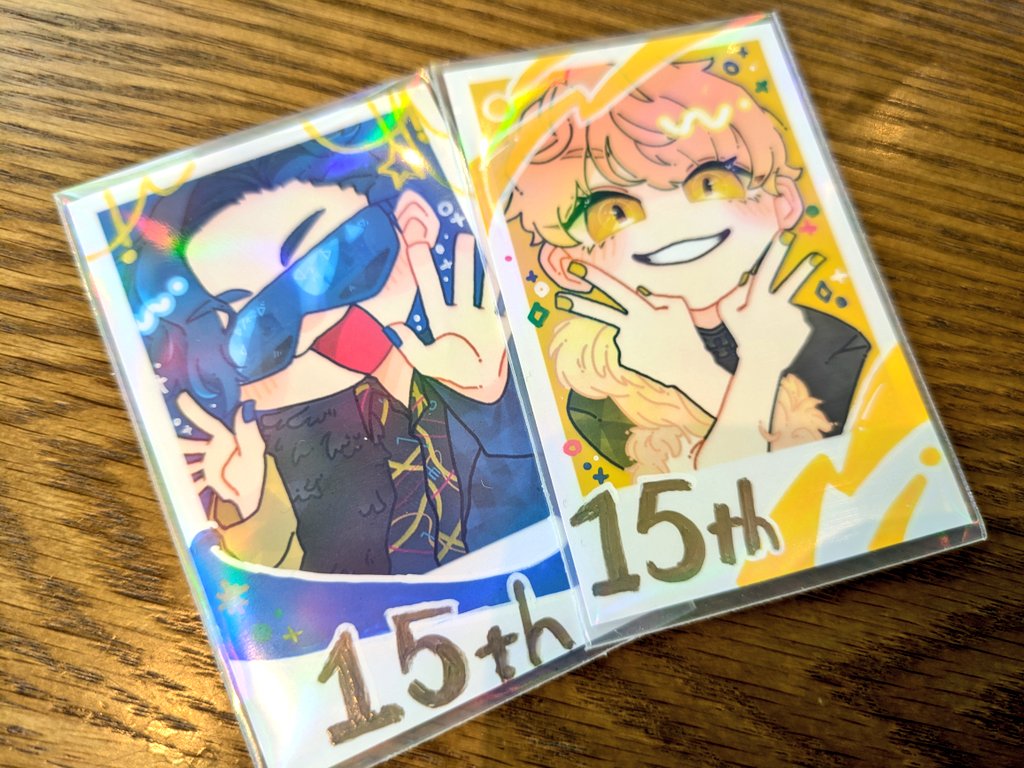 KARIN_tuuuuu's tweet image. 今年の冬ツで配り歩いたチェキ風イラストを大変素敵にデコってもらいました😊
 #MSSP15周年  #MSSPアート
 #MSSP武道館