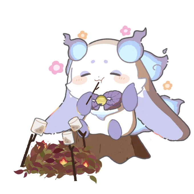 マシュマロ #るんるんびじちかん  #さむねいるんるん 
