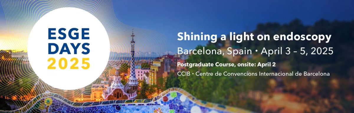 Jan Krรกl (@kraljan) on Twitter photo ๐จ Get ready for #ESGEDays2025 in Barcelona! ๐ช๐ธ
๐๏ธ *Save the dates!*
๐
Sept 17, 2024: Call for Abstracts opens! ๐
๐
Nov 5, 2024: Registrations open! ๐โโ๏ธ
๐
Nov 12, 2024: Abstract Deadline! โณโ
๐
Nov 19, 2024: Membersโ Abstract Deadline! ๐
#ESGEDays2025 #GiTwitter ๐จ Get ready for #ESGEDays2025 in Barcelona! ๐ช๐ธ
๐๏ธ *Save the dates!*
๐
Sept 17, 2024: Call for Abstracts opens! ๐
๐
Nov 5, 2024: Registrations open! ๐โโ๏ธ
๐
Nov 12, 2024: Abstract Deadline! โณโ
๐
Nov 19, 2024: Membersโ Abstract Deadline! ๐
#ESGEDays2025 #GiTwitter