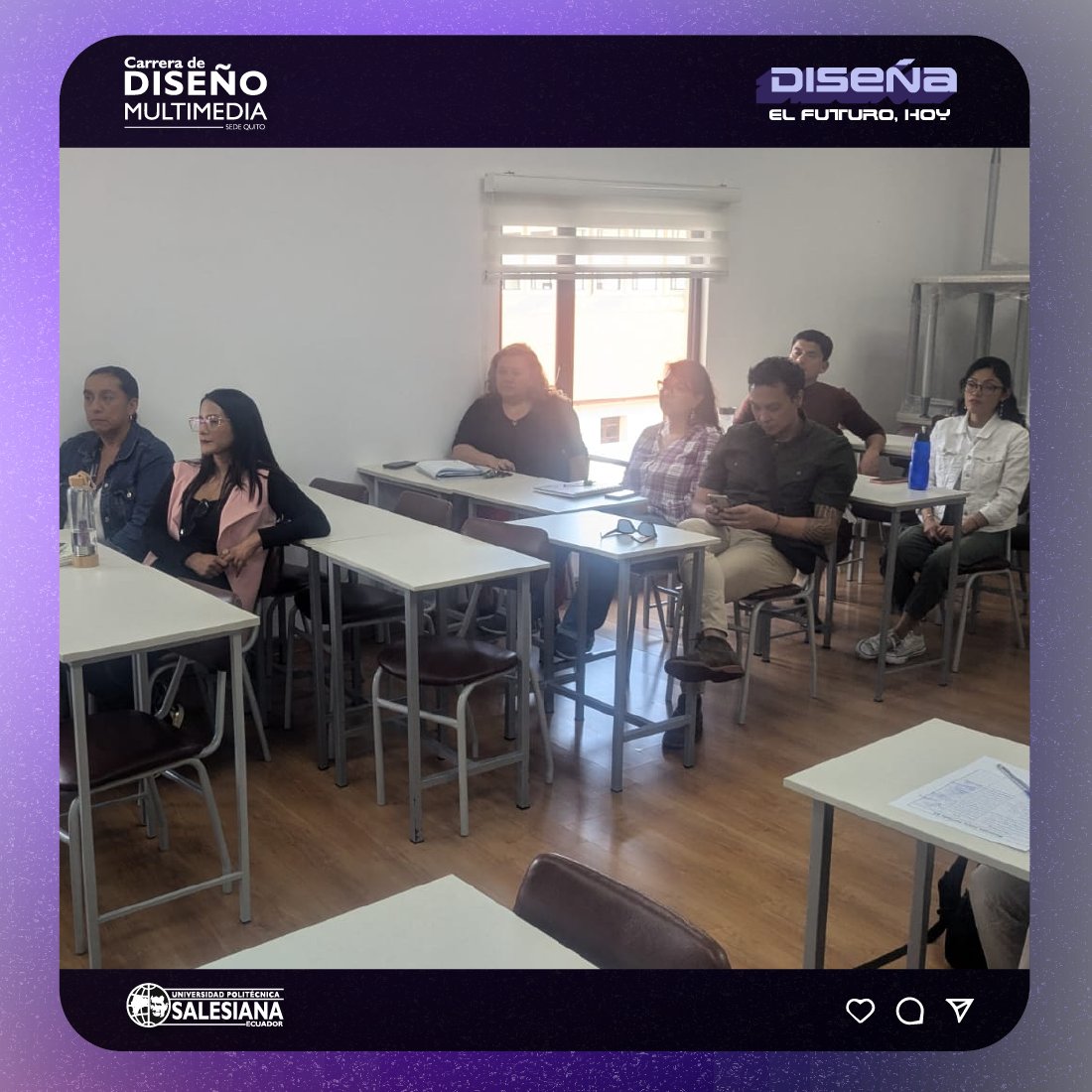 DMultimediaUPSQ's tweet photo. ¡Gran jornada de Planificación Docente en la UPS! 🎓🖥️ Definimos estrategias clave para el Periodo 65 en la Carrera de Diseño Multimedia. 🚀 Agradecemos a todos los docentes por su compromiso y visión. ¡Vamos por un semestre exitoso! 🔥✨

#LaSaleEsDiseño #DiseñoMultimedia #UPS https://t.co/CzOmAf1EG4