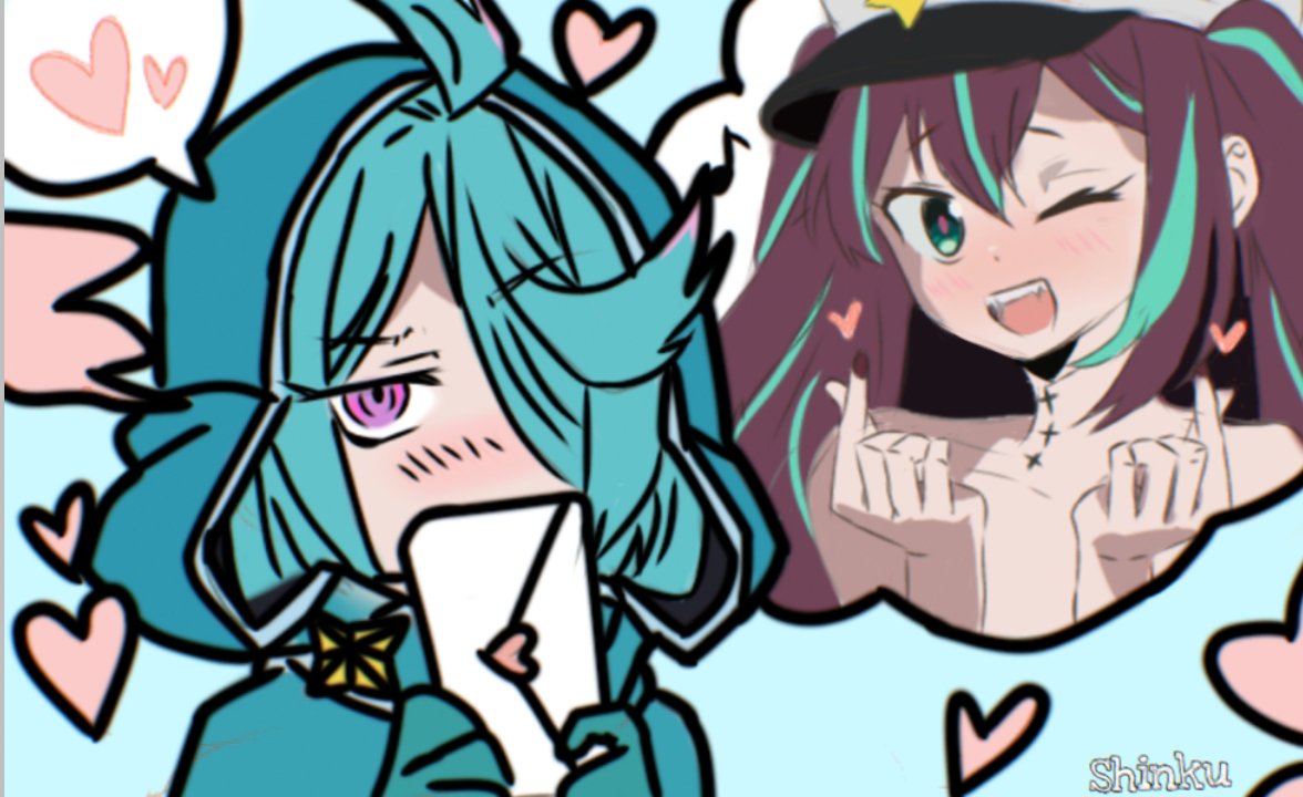 Hannah1140795's tweet photo. Simplified color style
#leberblumxlocomusica
#GOMG
#ship
#fanart
#digitalart
#Gushingovermagicalgirls https://t.co/l0AM5hT528