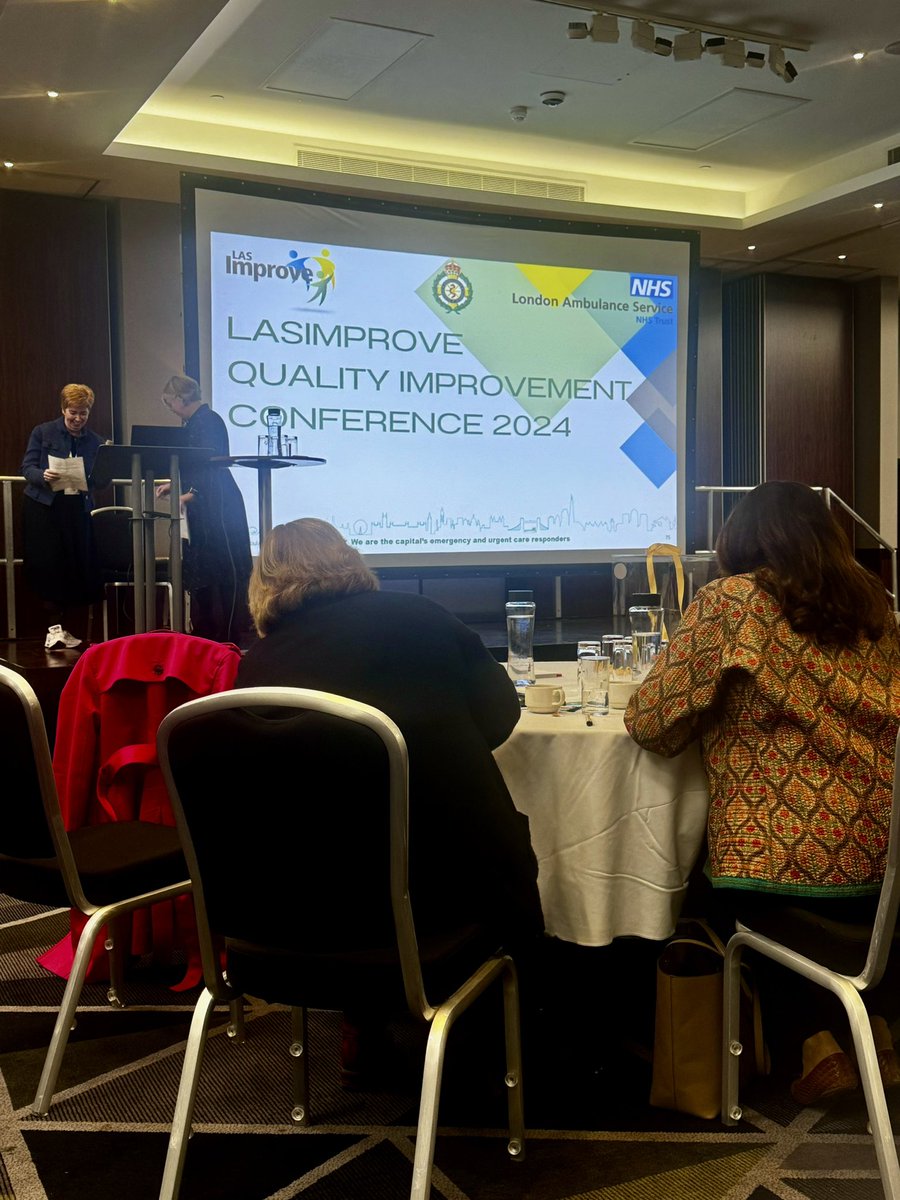 It was great to attend the London Ambulance Quality Improvement Conference 2024 today!

It's very inspiring and great to see how others are coming up with new ideas, approaches, and strategies!

A single drop of water can create an ocean &amp; a single idea can change &amp; revelations