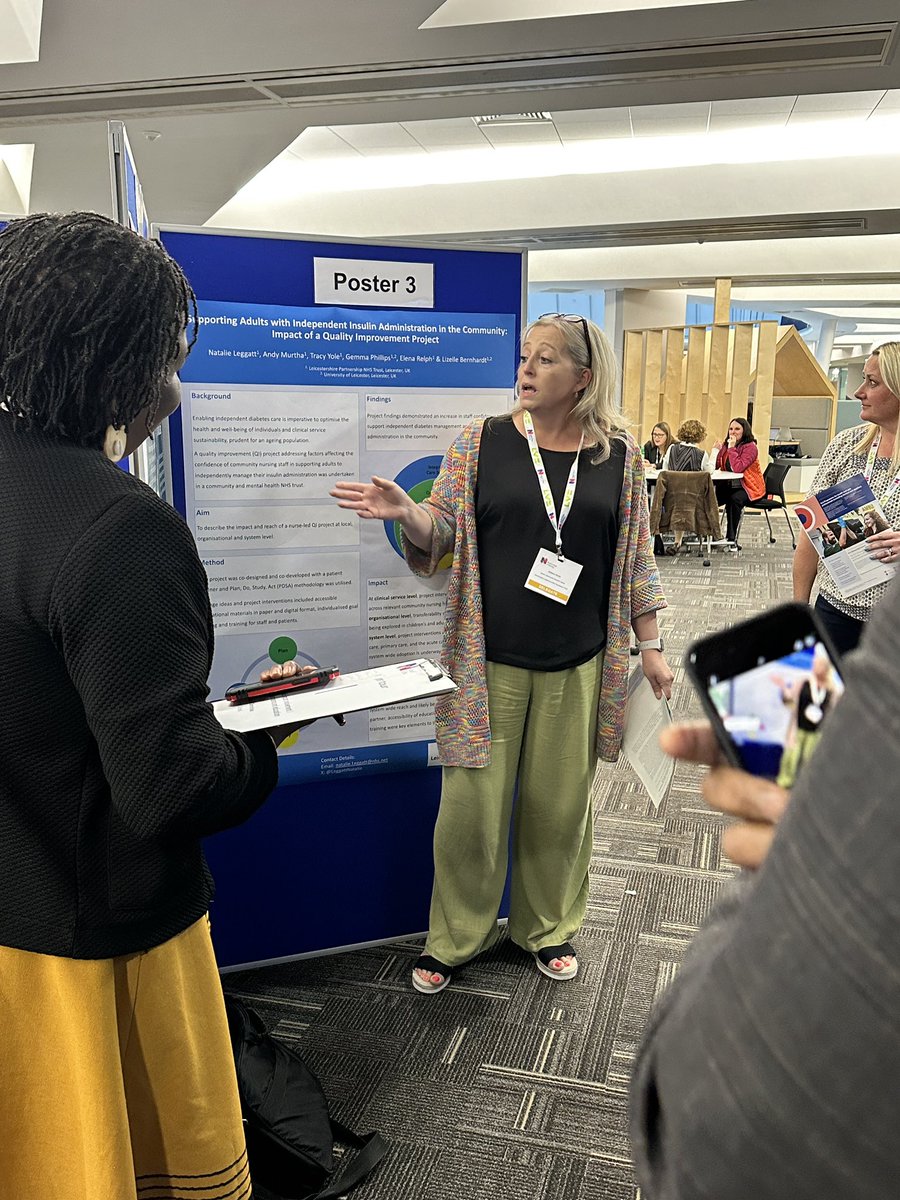 Our lovely Debera Drew, presenting a poster today at the #RCNresearch24 conference,  on in 'The importance of the patients voice in research'  well done
#RCNresearch24 #Northumbria_RandD #bepartofresearch #clinicaltrials
