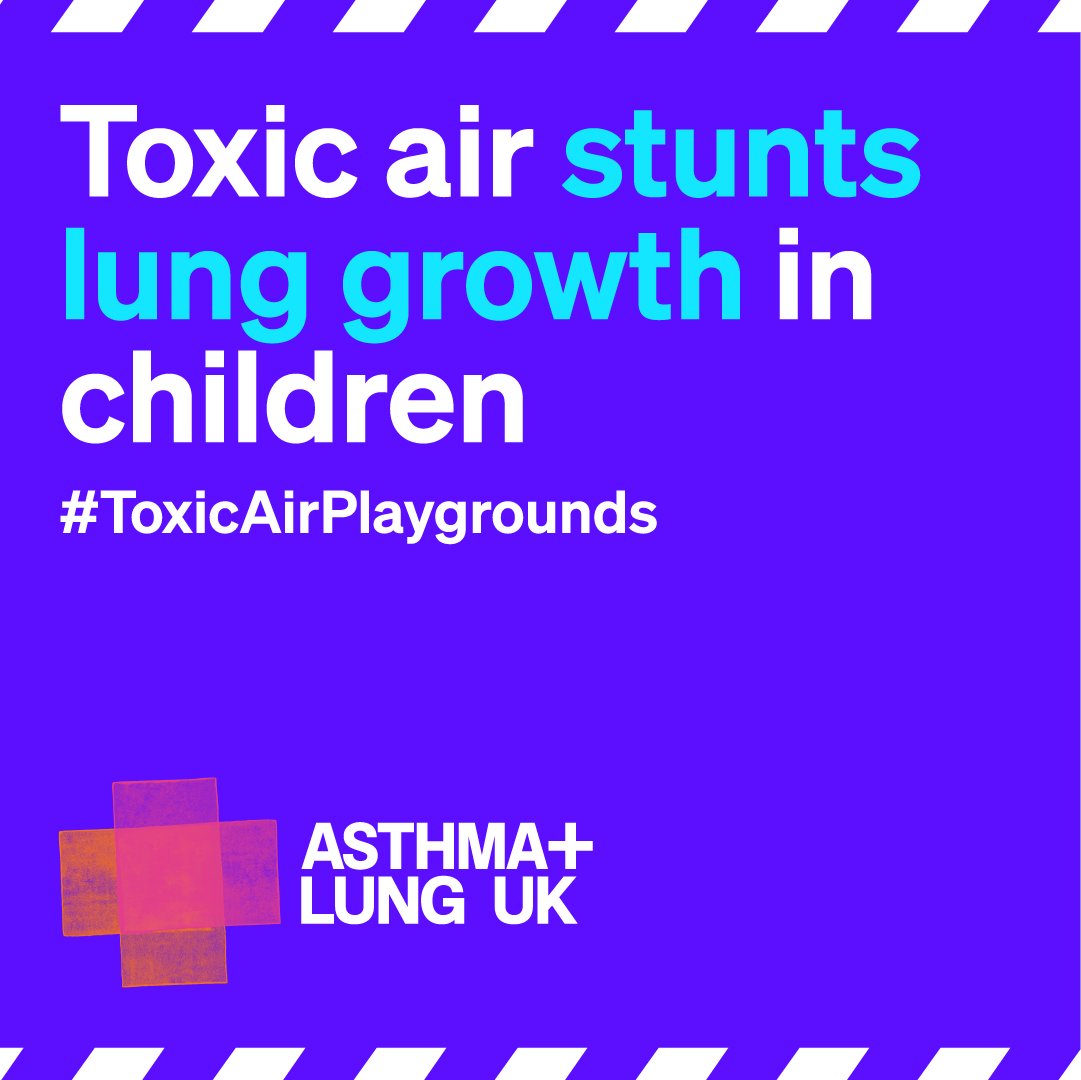 Let's Talk Clean Air in Whalley Range (@talkcleanairwr) on Twitter photo ⚠️ Children are most vulnerable to the effects of toxic air, which can damage their health for the rest of their lives.
We’re supporting <a href="/asthmalunguk/">Asthma + Lung UK</a> and taking a stand to protect our children’s lungs. You can sign here too: bit.ly/3ASIQ2n
#ToxicAirPlaygrounds ⚠️ Children are most vulnerable to the effects of toxic air, which can damage their health for the rest of their lives.
We’re supporting <a href="/asthmalunguk/">Asthma + Lung UK</a> and taking a stand to protect our children’s lungs. You can sign here too: bit.ly/3ASIQ2n
#ToxicAirPlaygrounds