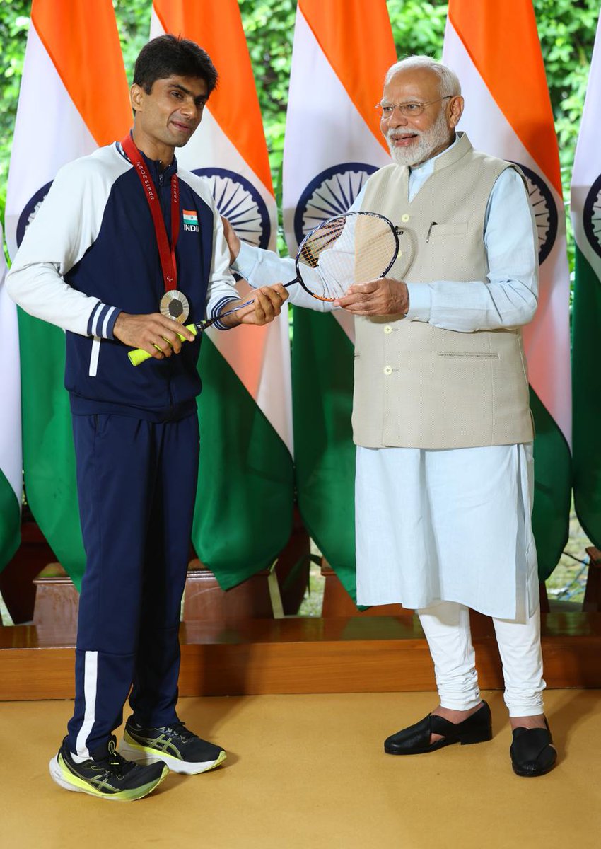 Received wishes and blessings from Honourable Prime Minister. Jai hind 🙏