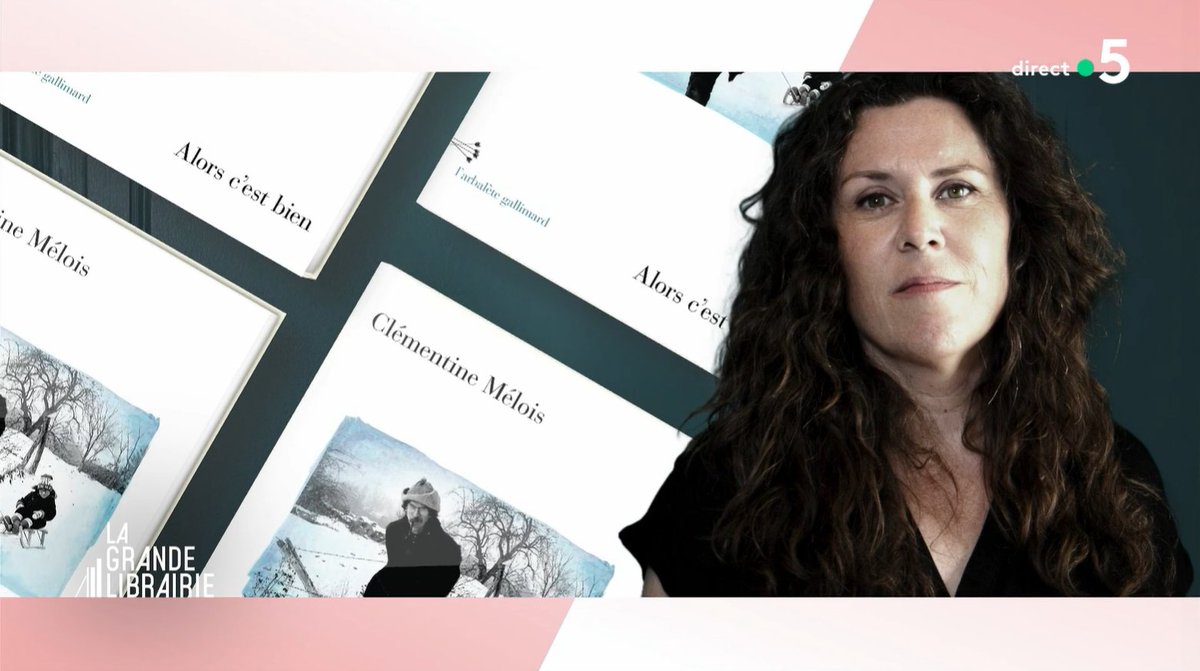 #Replay Clémentine Mélois était l'invitée de La <a href="/GrandeLibrairie/">La Grande Librairie</a>.

📖 "Alors c’est bien" (<a href="/Clemelois/">Clémentine Mélois</a>) ➤ gallimard.fr/Catalogue/GALL…

📺 À (re)voir ici 👉france.tv/france-5/la-gr…