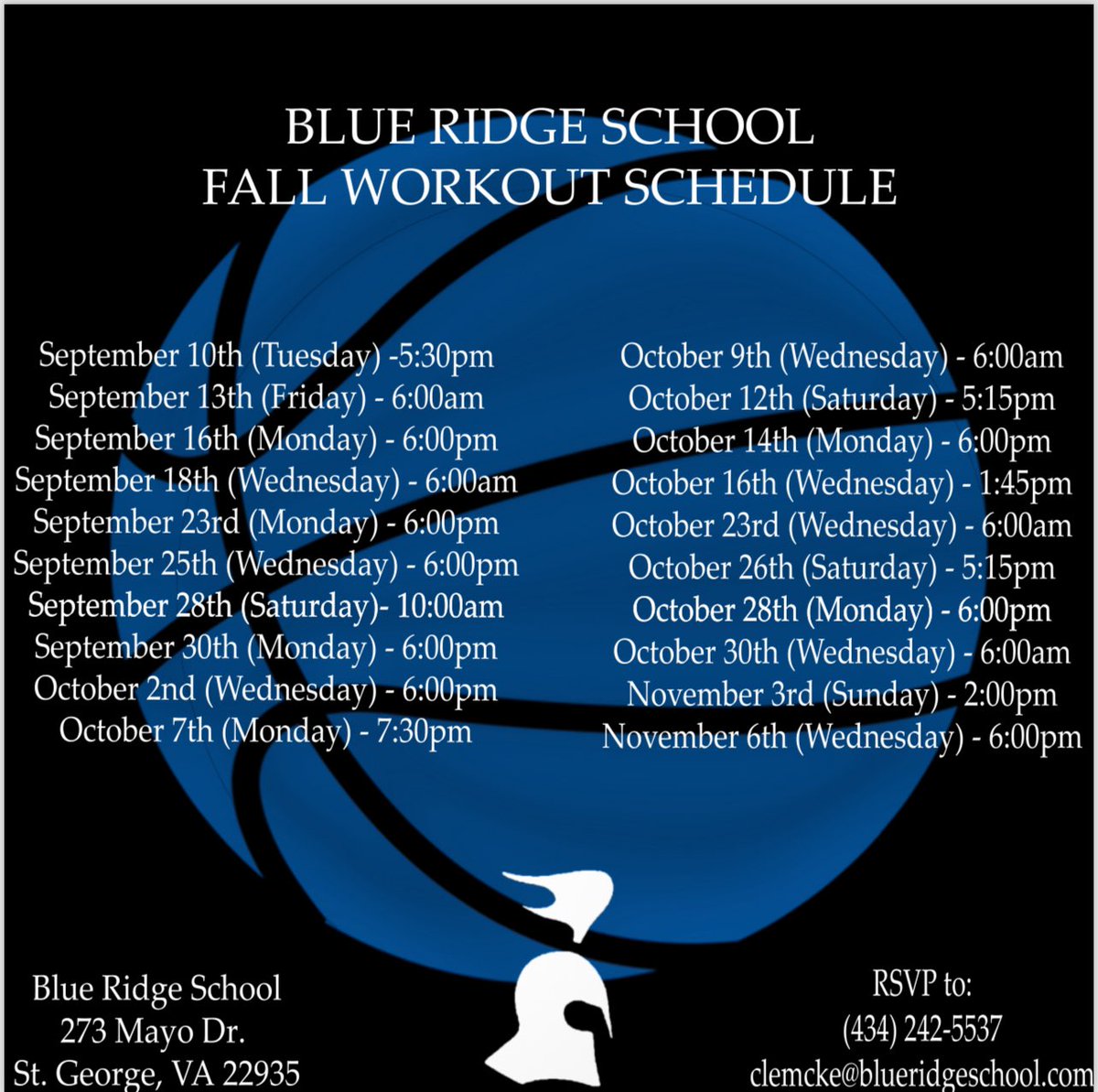 🚨 Coaches, stop by and check us out this fall! A talented group of 2025s, 2026s and 2027s