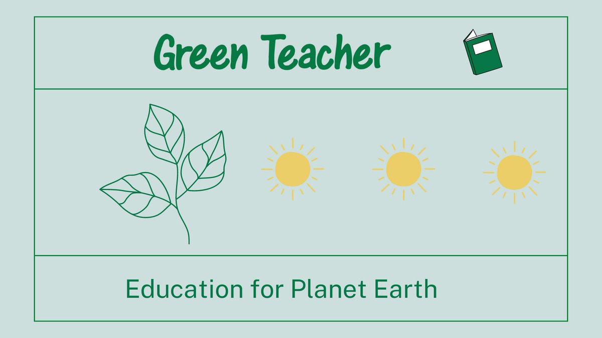 Thank you to all of our Green Teacher supporters!

Have a great day :)

#greenteacher #environmentaleducation