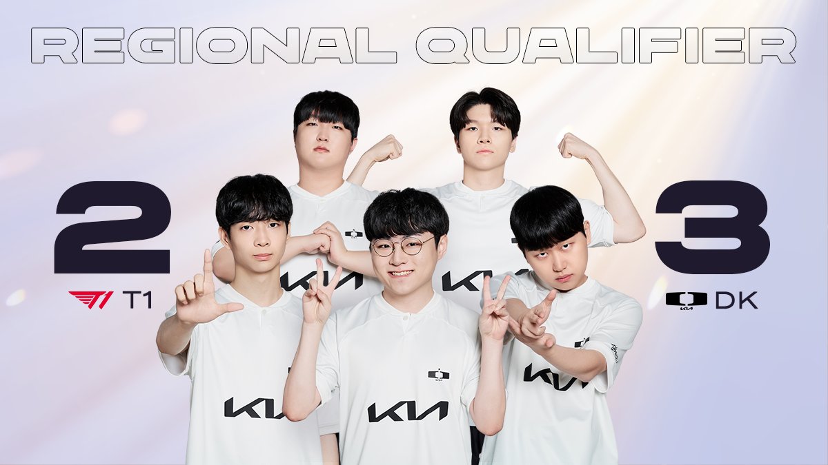 LCK's tweet photo. #LCK 3RD SEED TO #WORLDS2024!
@DplusKIA wins the series in game 5! https://t.co/tQmYZsjnIv