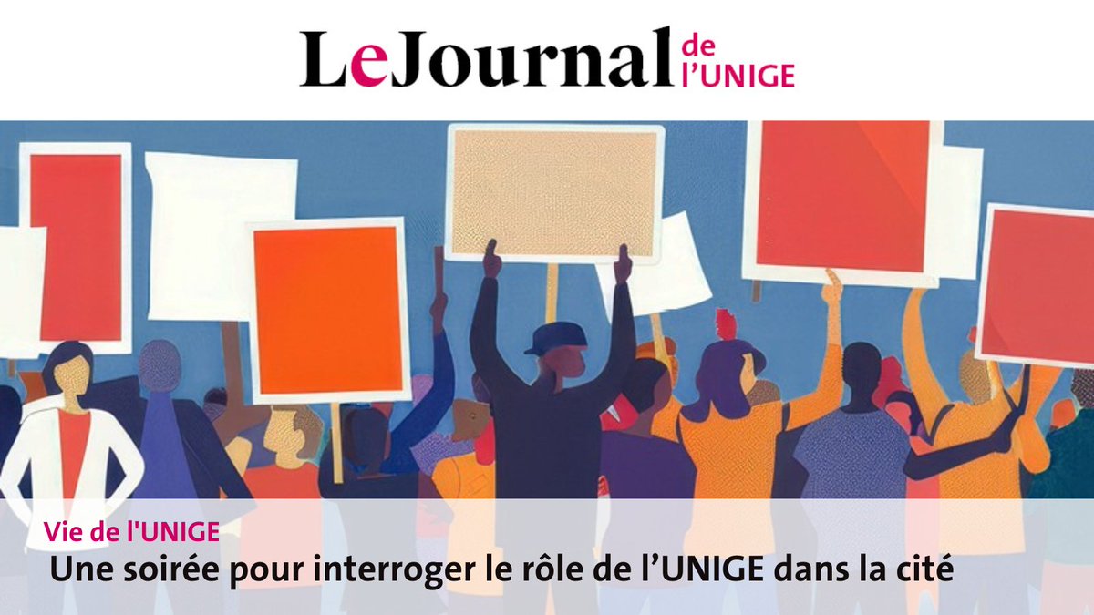 Quelle est la place de l’#Université dans la #cité? Comment doit-elle faire écho à l’actualité? Doit-elle rester neutre ou au contraire se positionner? 

Ces questions seront débattues 📅mercredi 18 septembre (Uni Dufour, U600, 18h30-20h) lors d’un town hall meeting qu'organise