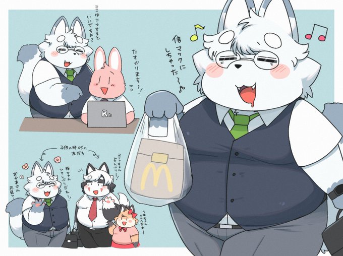 可愛くてまた描いちゃった!
狐坂哲太、愛称はコテツです🦊 