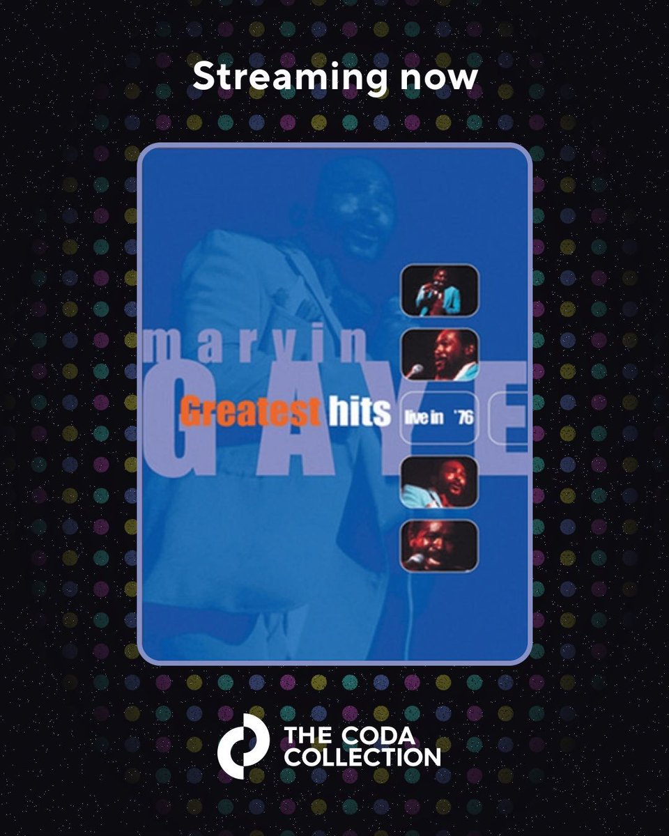 Marvin Gaye - Live in Amsterdam 1976 is now streaming on The Coda Collection Prime Video Channel.

Watch today buff.ly/3ze9KkX